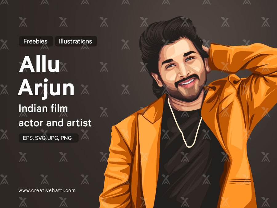 Allu Arjun Logo Pins and Buttons for Sale | Redbubble