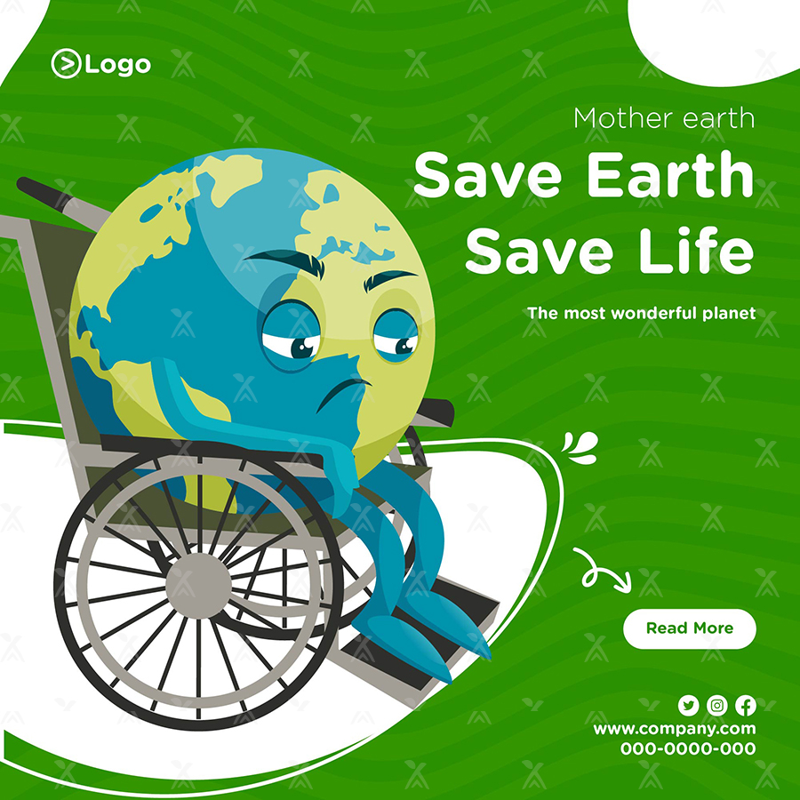 save earth save life posters