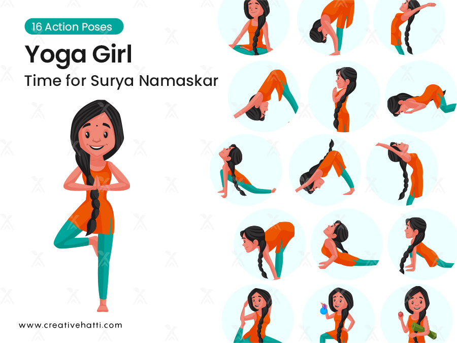 SURYA NAMASKAR. Surya Namaskar is a yoga technique that… | by Ink Us In |  Medium